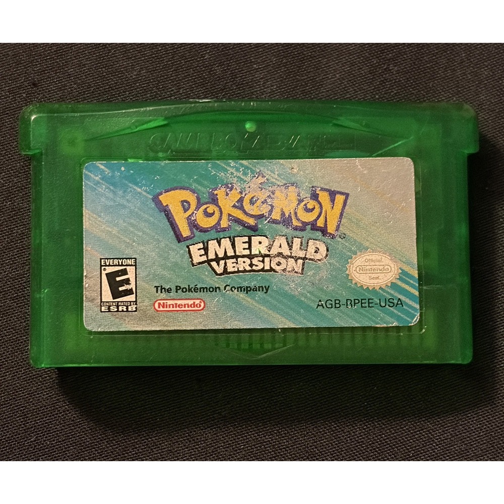 Pokemon Emerald Version Gameboy Advance GBA Tested Authentic DRY BATTERY -READ